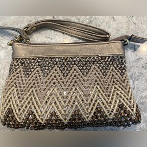 Big Buddha JLuna Tan Crossbody/Wristlet/Clutch Bag